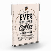 Coffee Lover Drink uw koffie Fotoblokken (Links)