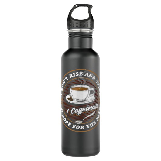 Coffee Lover Drinker - Caffeine Morning Espresso C Waterfles (Voorkant)
