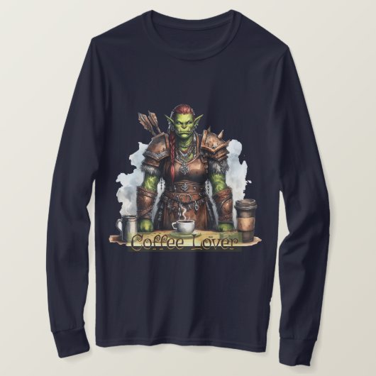 Coffee Lover - Een Schattige en Grappig T-shirt vo (Design voorkant)