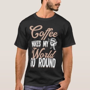 Coffee Lover Espresso Barista Cappuccino Latte Art T-shirt