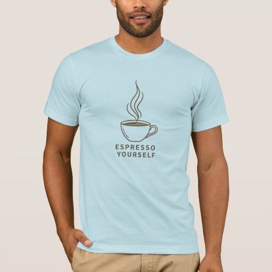 Coffee Lover Espresso Cup Graphic Shirt (Voorkant)
