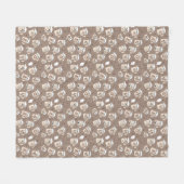 Coffee Lover Fleece Blanket Deken (Voorkant (Horizontaal))