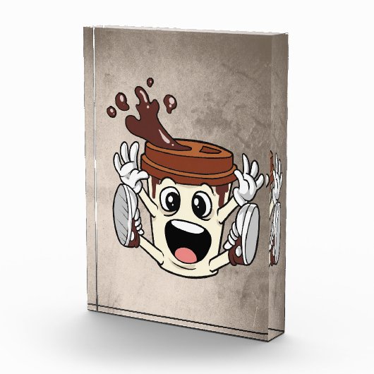 Coffee Lover Funny Coffee Cup Fotoblokken (Rechts)