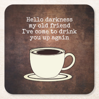  Coffee Lover Funny Quote Kartonnen Onderzetters