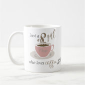 Coffee Lover gepersonaliseerd script voor haar Koffiemok (Links)
