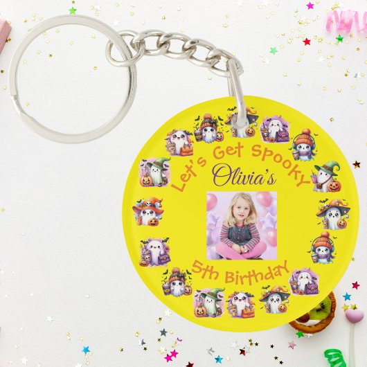 Coffee Lover Ghost Acryl Sleutelhanger voor Kids P