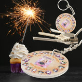 Coffee Lover Ghost Acryl Sleutelhanger voor Kids P