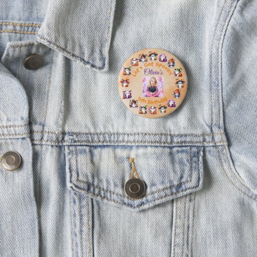 Coffee Lover Ghost Party Button voor de verjaardag (In situ)