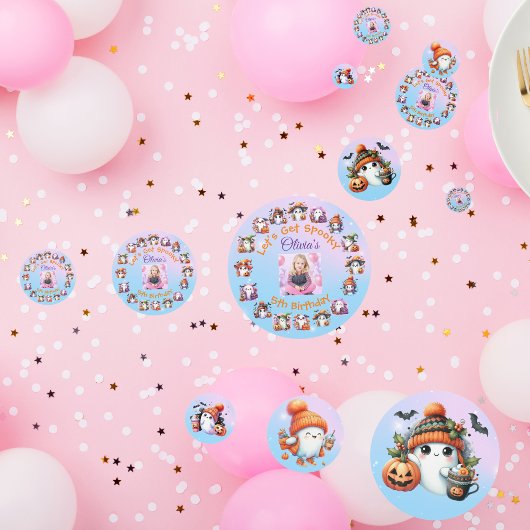 Coffee Lover Ghost Table Confetti voor Kids Party