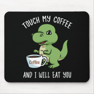 Coffee Lover Gift Mannen Dinosaur Coffee Gifts Cof Muismat