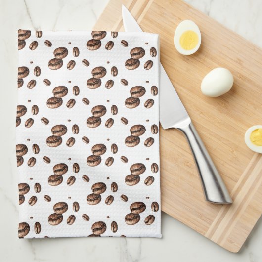 Coffee Lover Gifts Kitchen Towel Theedoek (Quarter Fold)