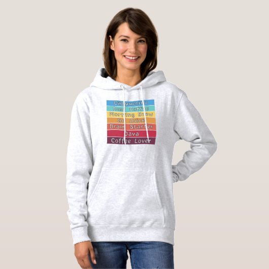 Coffee Lover Hoodie (Voorkant volledig)