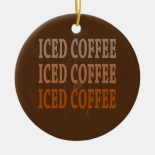 Coffee Lover Iced koffie Keramisch Ornament