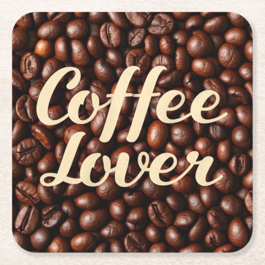 Coffee Lover Kartonnen Onderzetters (Voorkant)