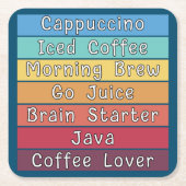 Coffee Lover Kartonnen Onderzetters (Voorkant)