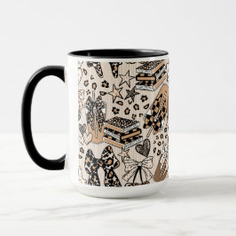 Coffee Lover Leopard Print Mug Mok