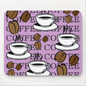 Coffee Lover Mousepad Muismat (Voorkant)