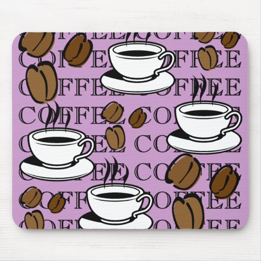 Coffee Lover Mousepad Muismat (Voorkant)