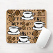 Coffee Lover Mousepad Muismat (Met muis)