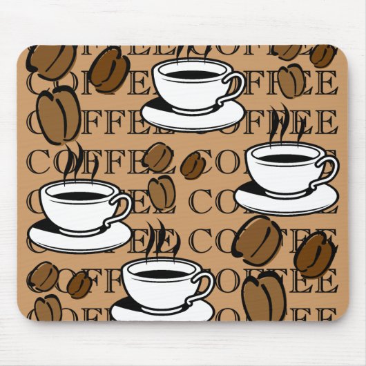 Coffee Lover Mousepad Muismat (Voorkant)