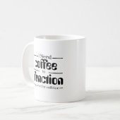 Coffee Lover  Mug | I Need Coffee to Function | Koffiemok (Voorkant links)