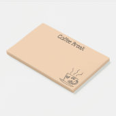 Coffee Lover Post-it® Notes (Schuin)