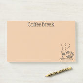 Coffee Lover Post-it® Notes (Op bureau)