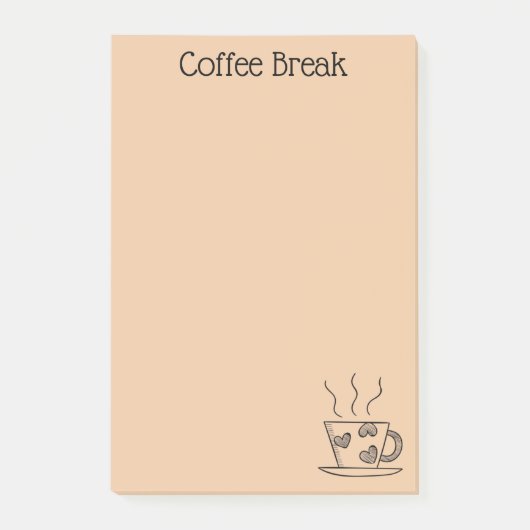 Coffee Lover Post-it® Notes (Voorkant)