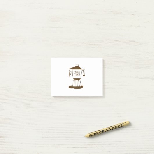 Coffee Lover Post-it® Notes (Op bureau)