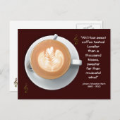 Coffee Lover Postcard Briefkaart (Voorkant / Achterkant)