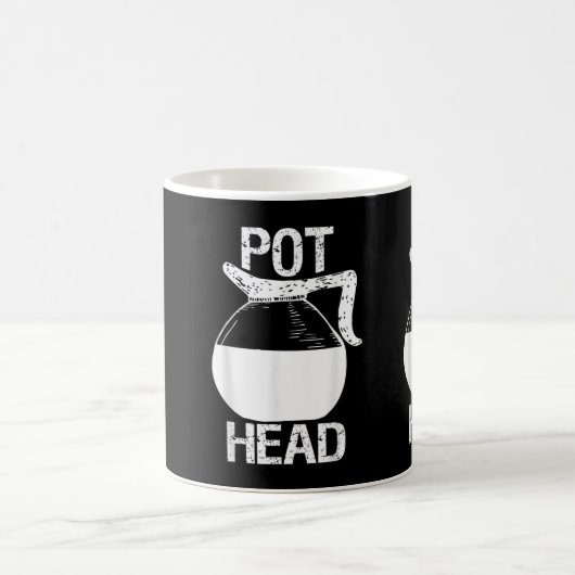 Coffee Lover Pot Head Koffiemok (Center)