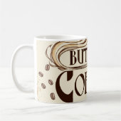 Coffee Lover Quote koffiekopje stoomwervelingen Koffiemok (Links)