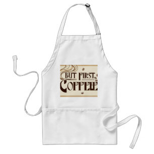 Coffee Lover Quote poster stoomwervelingen Standaard Schort