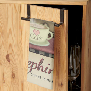 Coffee Lover Retro Café Diner Theedoek