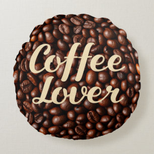 Coffee Lover Rond Kussen