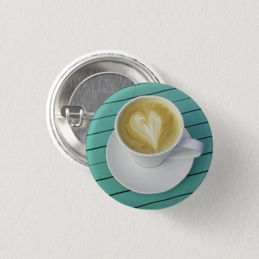 Coffee Lover Ronde Button 3,2 Cm (Voorkant /achterkant)