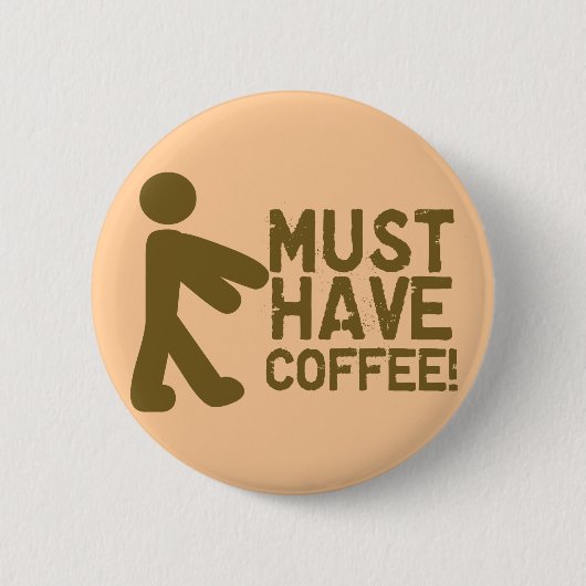 Coffee Lover Ronde Button 5,7 Cm (Voorkant)