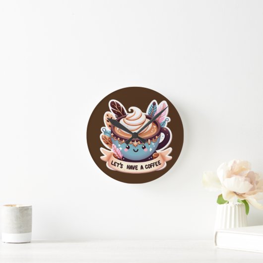 Coffee Lover Ronde Klok (Huis)