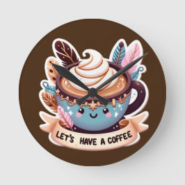 Coffee Lover Ronde Klok