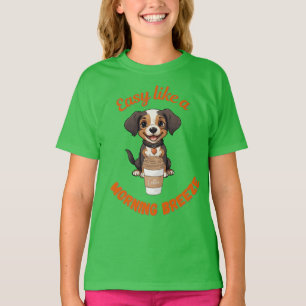 Coffee Lover’s Morning – Schattige Poster voor hon T-shirt