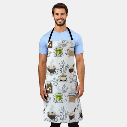 Coffee Lover Schort (Gedragen)