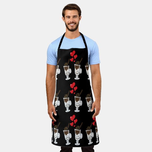 Coffee Lover Schort (Gedragen)