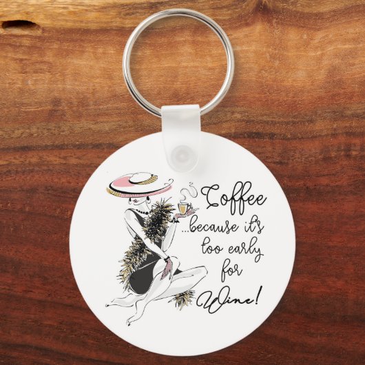 Coffee Lover Sleutelhanger (Achterkant)