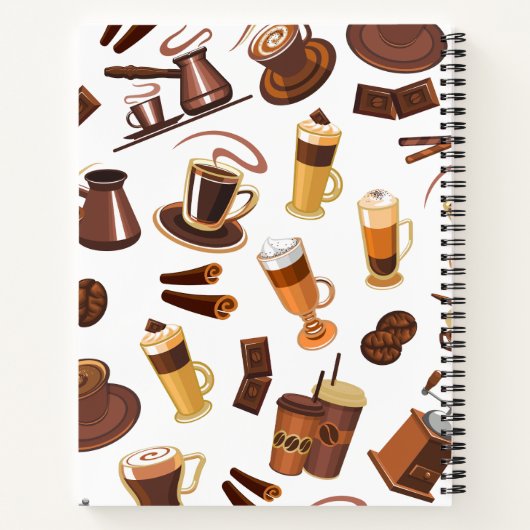 Coffee Lover Spiral Notitieboek (Achterkant)