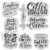 Coffee Lover Sticker (Voorkant)