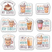 Coffee Lover Sticker (Voorkant)