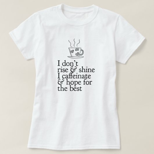 Coffee Lover T-Shirt (Design voorkant)