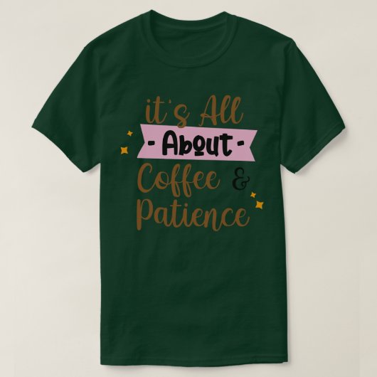 Coffee Lover T-shirt (Design voorkant)