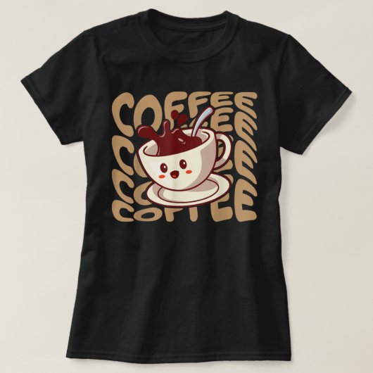 Coffee Lover  T-shirt (Design voorkant)