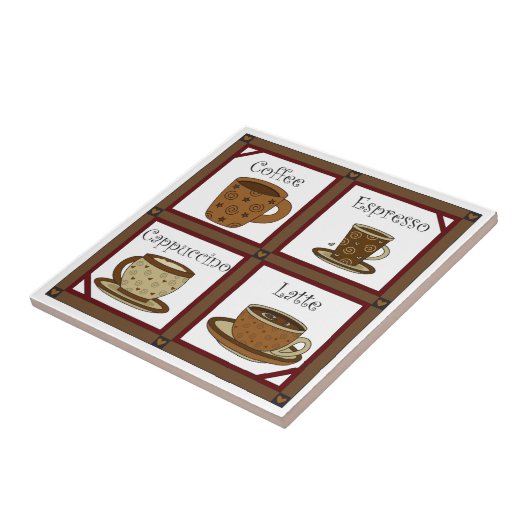 Coffee Lover Tegeltje (Zijkant)